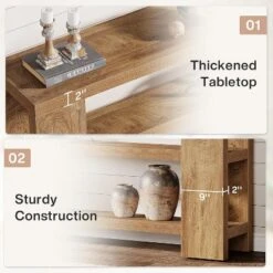 70.9" 3-Tier Extra Long Console Table, Narrow Wooden Sofa Table Behind Couch, Farmhouse Entry Foyer Table For Living Room, Hallway 16 70.9" 3-Tier Extra Long Console Table, Narrow Wooden Sofa Table Behind Couch, Farmhouse Entry Foyer Table For Living Room, Hallway -Tribesigns Sales Store GUEST 8bc9b87b b192 4527 a8a9 afffdce17995