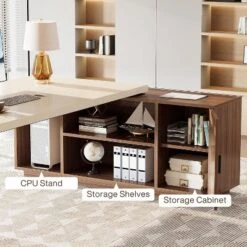 Tribesigns L-Shaped Computer Desk With Cabinet -Tribesigns Sales Store GUEST 8c7cac11 3ccb 4efe 955f a782044d06df