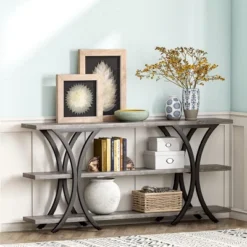 Tribesigns 70.8 Inch Console Table, Long Sofa Table Entry Table With 3 Tier Storage Shelves For Entryway Hallway Living Room 16 Tribesigns 70.8 Inch Console Table, Long Sofa Table Entry Table With 3 Tier Storage Shelves For Entryway Hallway Living Room -Tribesigns Sales Store GUEST 8de1c926 bdc3 4408 bb15 fbd201924481