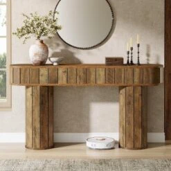 Tribesigns Farmhouse Wooden Console Table -Tribesigns Sales Store GUEST 902ebce1 366e 43ad afe3 52d5bf8271fa