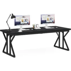 Tribesigns 78.7-Inch Executive Desk, Computer Desk For Home Office, Black 12 Tribesigns 78.7-Inch Executive Desk, Computer Desk For Home Office, Black -Tribesigns Sales Store GUEST 934a29c9 f446 4bb8 af73 7ecdded9bd54