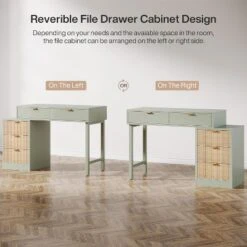 Tribesigns Computer Desk With 5 Drawers, Reversible Small Writing Desk Workstation With Storage For Home Office -Tribesigns Sales Store GUEST 93cf10fe fde4 482b a63a 3b37e62d2dd5
