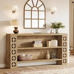 Tribesigns 70.87-Inch Extra Long Console Table With Storage, 3-Tier Narrow Sofa Table Behind Couch -Tribesigns Sales Store GUEST 9585fda3 7d97 4edf a0d8 00e540289cf3