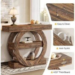 Tribesigns 41.34" Console Table With Storage Shelves, 3-Tier Farmhouse Sofa Table Behind Couch, Entryway Hallway Foyer Tables For Living Room -Tribesigns Sales Store GUEST 96baaea9 218a 4ba0 b51b 4f384e0ef132