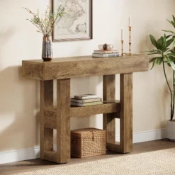 Tribesigns 41.34"Farmhouse Console Table, 2-Tier Narrow Sofa Table Behind The Couch, With Storage Shelves For Living Room -Tribesigns Sales Store GUEST 985302b0 81c1 4481 979b cc6c35c4f1e5