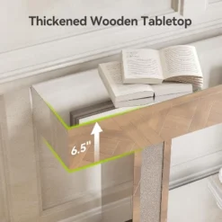 Tribesigns 2-Tier Modern Mirrored Console Table, 63"Long Sofa Behind Couch Table For Living Room, Table With Heavy Duty Base, Silver -Tribesigns Sales Store GUEST 99e113fd 349a 4c4e 9cbd ad728e2aafa5