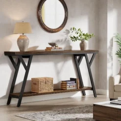 Tribesigns 70.9-Inch Narrow Long Entryway Console Table, 2-Tier Industrial Sofa Table Behind Couch For Hallway, Living Room, Foyer 12 Tribesigns 70.9-Inch Narrow Long Entryway Console Table, 2-Tier Industrial Sofa Table Behind Couch For Hallway, Living Room, Foyer -Tribesigns Sales Store GUEST 9a4213a5 e2bc 41c6 9374 6d621e80b863