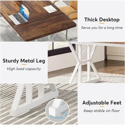 Tribesigns 70.8-Inch Executive Desk 5 Tribesigns 70.8-Inch Executive Desk - Image 5