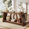 Tribesigns 70.86-Inch 2-Tier Long Sofa Table For Living Room
