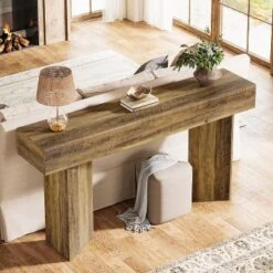 Tribesigns 63-Inch Farmhouse Console Table, Narrow Long Sofa Table Behind Couch -Tribesigns Sales Store GUEST a1299c47 3cc6 4611 9880 6088f6ccc78a