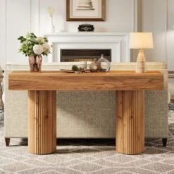 Tribesigns Farmhouse Console Table, 63-Inch Long Wooden Entryway Table Behind The Couch 17 Tribesigns Farmhouse Console Table, 63-Inch Long Wooden Entryway Table Behind The Couch -Tribesigns Sales Store GUEST a3f19e2c 12c2 4b30 b187 f188d6997d5c