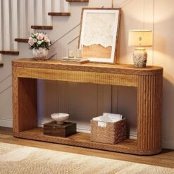 Tribesigns 63" Console Table For Entryway, Narrow Wood Sofa Table Behind Couch For Entrance, Hallway, Foyer 11 Tribesigns 63" Console Table For Entryway, Narrow Wood Sofa Table Behind Couch For Entrance, Hallway, Foyer -Tribesigns Sales Store GUEST a9f25c1f b0e7 4c72 8a95 de2dbe0a8666