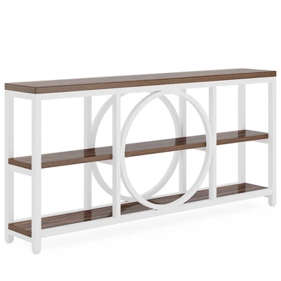 Tribesigns 70.9 Inches 3-Tier Extra Long Console Table 8 Tribesigns 70.9 Inches 3-Tier Extra Long Console Table - Image 8