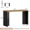 Tribesigns Home Bar Unit, 55.12“Bar Table With A Spacious Tabletop, Modern Freestanding Bar For Home Kitchen, Living Room, Balcony