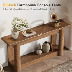 Tribesigns 2-Tier Farmhouse Console Table, Narrow Long Sofa Table Behind The Couch -Tribesigns Sales Store GUEST acfbaf83 f7cd 42cd 9515 f3bf1faab006