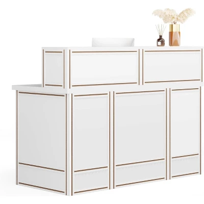 Tribesigns Reception Desk With Counter 8 Tribesigns Reception Desk With Counter - Image 8