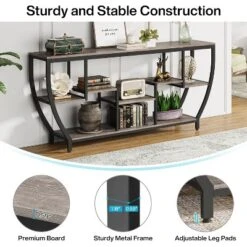 Tribesigns 70.86" Sofa Console Table, Behind Couch Table Accent Tables For Living Room Hallway -Tribesigns Sales Store GUEST b14800dc 9ea0 4cce 8838 516d62d4656f