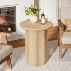 Tribesigns Round End Table, Wooden Side Table With Octagonal Base, Modern Nightstand For Living Room, Bedroom, Easy Assembly -Tribesigns Sales Store GUEST b25a0fe2 c638 4d6e ae79 21c8c781beec