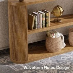 Tribesigns 63-Inch Console Table, Farmhouse Entryway Table With 3-Tier Open Shelf, Wooden Behind Couch Tables For Living Room, Hallway -Tribesigns Sales Store GUEST b4b9caf7 2c28 4759 a5ef 54321963a53b