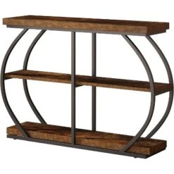 Tribesigns 41.3" Industrial 3-Tier Entryway Table With Arched Metal Frame And Storage Shelves -Tribesigns Sales Store GUEST b84cc9b7 90cb 4e70 a706 fb3aef1f9897