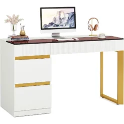 Tribesigns Computer Desk With 4 Drawers, 47.24 Inch Modern Home Office Desk With Glass Top 15 Tribesigns Computer Desk With 4 Drawers, 47.24 Inch Modern Home Office Desk With Glass Top -Tribesigns Sales Store GUEST ba88f9f5 98d1 4dba 9342 18c1cbe98c97