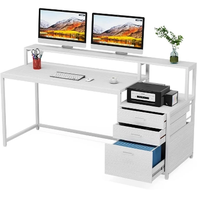 Tribesigns 63" Ergonomic Office Desk 10 Tribesigns 63" Ergonomic Office Desk - Image 10