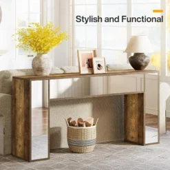 Tribesigns 62.99-Inch Mirrored Console Table -Tribesigns Sales Store GUEST c0866651 816a 49e4 a2d2 84ed348f7604