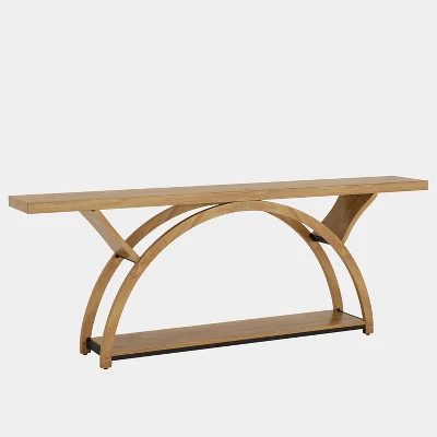 Tribesigns 70.9" 2-tier Narrow Long Console Table 10 Tribesigns 70.9" 2-tier Narrow Long Console Table - Image 10