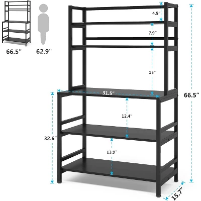 Tribesigns 5-Tier Ketchen Baker's Rack, Freestanding Utility Cart Storage Shelf Organizer -Tribesigns Sales Store GUEST c4db48d3 45d0 448f ac5d a89636bdef63