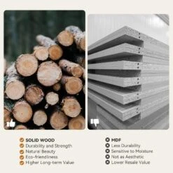 Tribesigns Solid Wood Console Table, 63-Inch Long Farmhouse Entryway Table, Sofa Console Behind Couch, For Living Room, Hallway, Entrance, Brown -Tribesigns Sales Store GUEST c522d8f2 315c 47bf bf99 f6b562791d9a