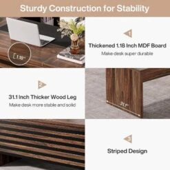 Tribesigns 62.2" Large Executive Desk With Mobile File Cabinet, L-Shaped Office Desk With Storage Shelves 17 Tribesigns 62.2" Large Executive Desk With Mobile File Cabinet, L-Shaped Office Desk With Storage Shelves -Tribesigns Sales Store GUEST c6f68e94 5da0 4ea7 a94a 93ea77449811