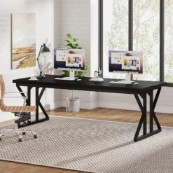 Tribesigns 78.7-Inch Executive Desk, Computer Desk For Home Office, Black 13 Tribesigns 78.7-Inch Executive Desk, Computer Desk For Home Office, Black -Tribesigns Sales Store GUEST c7ded10a 8fa2 4bfc 93e4 d0fa9639b4b3