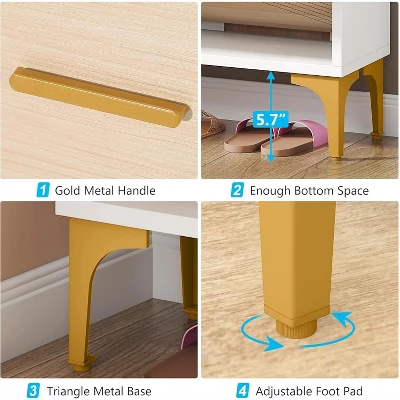 Tribesigns Slim Hidden Shoe Cabinet 5 Tribesigns Slim Hidden Shoe Cabinet - Image 5