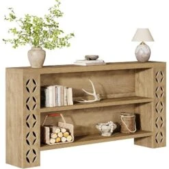 Tribesigns 70.87-Inch Extra Long Console Table With Storage, 3-Tier Narrow Sofa Table Behind Couch -Tribesigns Sales Store GUEST cb6b3335 75be 4f29 835a 6e980073f6c1