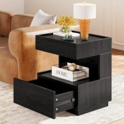 Tribesigns Black Nightstand, Night Stand With 2 Drawers, Wooden Bedside End Table For Bedroom, Living Room 11 Tribesigns Black Nightstand, Night Stand With 2 Drawers, Wooden Bedside End Table For Bedroom, Living Room -Tribesigns Sales Store GUEST cb6d93f0 fba0 4ac8 8369 6adb45d3bfad