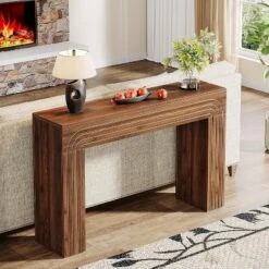 Tribesigns Farmhouse Console Table, 55.12-inch Slim Entryway Table -Tribesigns Sales Store GUEST cbf106ed 9181 4c67 b138 88494b5e37f0