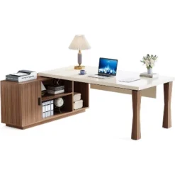 Tribesigns L-Shaped Computer Desk With Cabinet -Tribesigns Sales Store GUEST ce816601 226a 428e 9099 8637d771552b