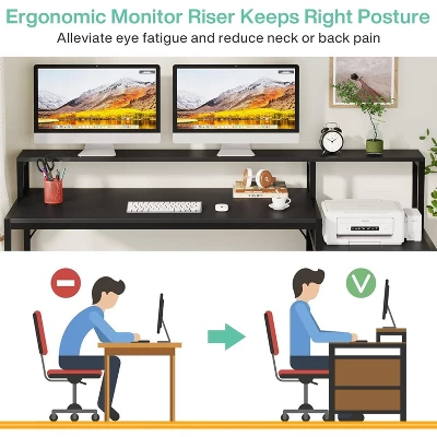 Tribesigns 63" Ergonomic Office Desk 3 Tribesigns 63" Ergonomic Office Desk - Image 3