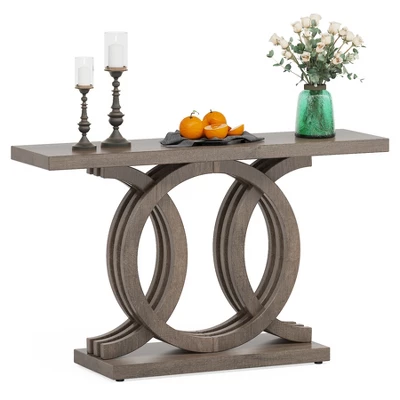 Tribesigns 55 Inches Wooden Entryway Console Table 5 Tribesigns 55 Inches Wooden Entryway Console Table - Image 5