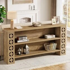 Tribesigns 70.87-Inch Extra Long Console Table With Storage, 3-Tier Narrow Sofa Table Behind Couch -Tribesigns Sales Store GUEST d80ea504 1cdf 4652 a3e9 80b7124e9005
