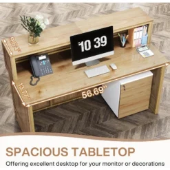 Tribesigns Reception Desk With Counter 12 Tribesigns Reception Desk With Counter -Tribesigns Sales Store GUEST d96c4427 d33e 436d be27 5a5937c8444b