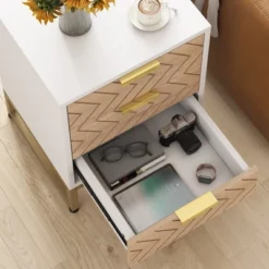 Tribesigns Modern 3 Drawers Nightstand Set Of 2 -Tribesigns Sales Store GUEST daa55826 7e7d 4362 b408 9daba3d1aa53