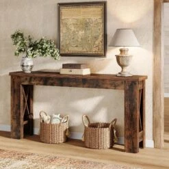 Tribesigns 70.9" Extra Long Console Table, Farmhouse Narrow Entryway Table With H-Shaped Legs For Living Room, Hallway -Tribesigns Sales Store GUEST dee027a4 b42b 4043 979f 6ce19314e7d1