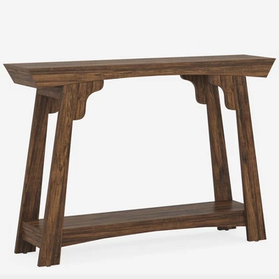 Tribesigns 2-Tier Narrow Wooden Console Table 7 Tribesigns 2-Tier Narrow Wooden Console Table - Image 7