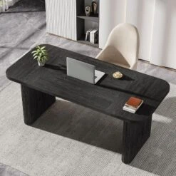Tribesigns 62" Executive Desk, Large Office Computer Desk With Double Pedestal, Modern Simple Rectangle Writing Table For Home Office -Tribesigns Sales Store GUEST e0ed183b 60e6 482e 957c 1d2a9a48b06f