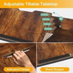 Tribesigns Queen Size Overbed Table, Over Bed Desk With Adjustable Tilt Stand, Mobile Laptop Cart Computer Desk For Home And Hospital -Tribesigns Sales Store GUEST e1f02f3f c442 4460 860b cdbe9b7c368b