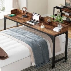 Tribesigns Queen Size Overbed Table, Over Bed Desk With Adjustable Tilt Stand, Mobile Laptop Cart Computer Desk For Home And Hospital -Tribesigns Sales Store GUEST e5296c5b 6a0f 4f53 a5c7 6c4428d205a8