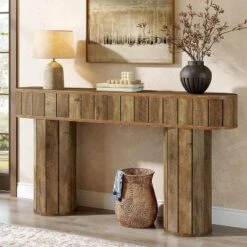 Tribesigns Farmhouse Wooden Console Table -Tribesigns Sales Store GUEST e5ea990f c422 4105 88a8 03ebc6ddacf8