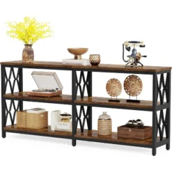 Tribesigns 70.9" 3-Tier Sofa Console Table -Tribesigns Sales Store GUEST e6f34162 aef0 42a2 92b8 46e797b3fe0e