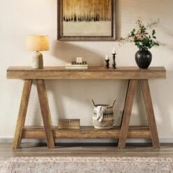 Tribesigns 70.87" Farmhouse Console Table, 2-Tier Entryway Accent Table Behind Sofa 10 Tribesigns 70.87" Farmhouse Console Table, 2-Tier Entryway Accent Table Behind Sofa -Tribesigns Sales Store GUEST e8098de2 627a 499d b557 e2342fd1d293